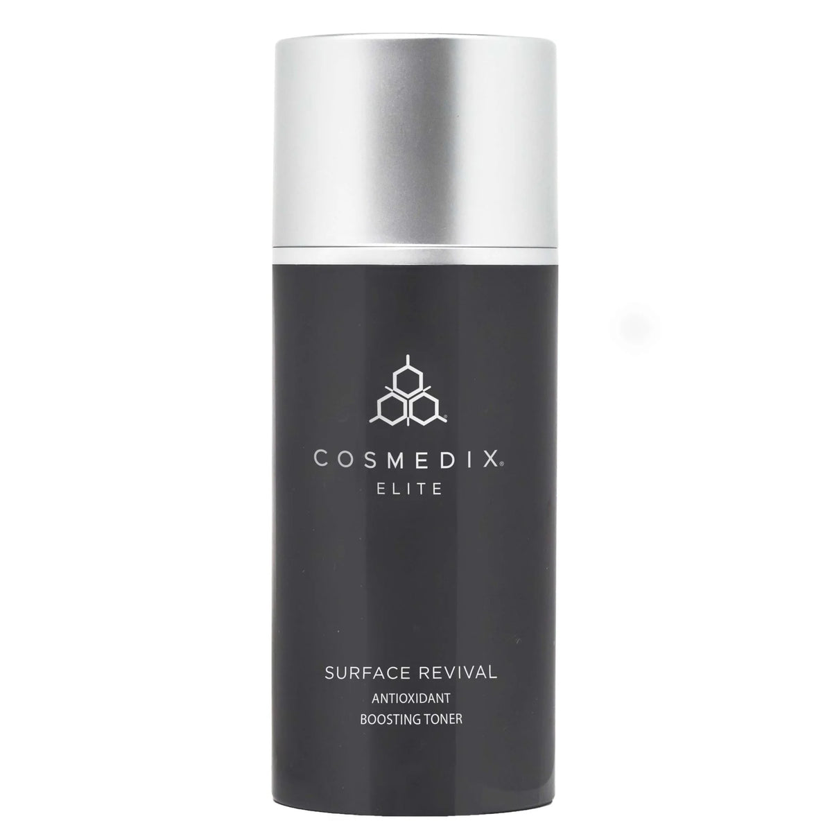 Cosmedix Elite Surface Revival Antioxidant Boosting Toner for dry dehydrated skin, uneven tone and antioxidant hydration with niacinamide.
