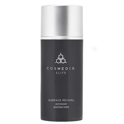 Cosmedix Elite Surface Revival Antioxidant Boosting Toner for dry dehydrated skin, uneven tone and antioxidant hydration with niacinamide.