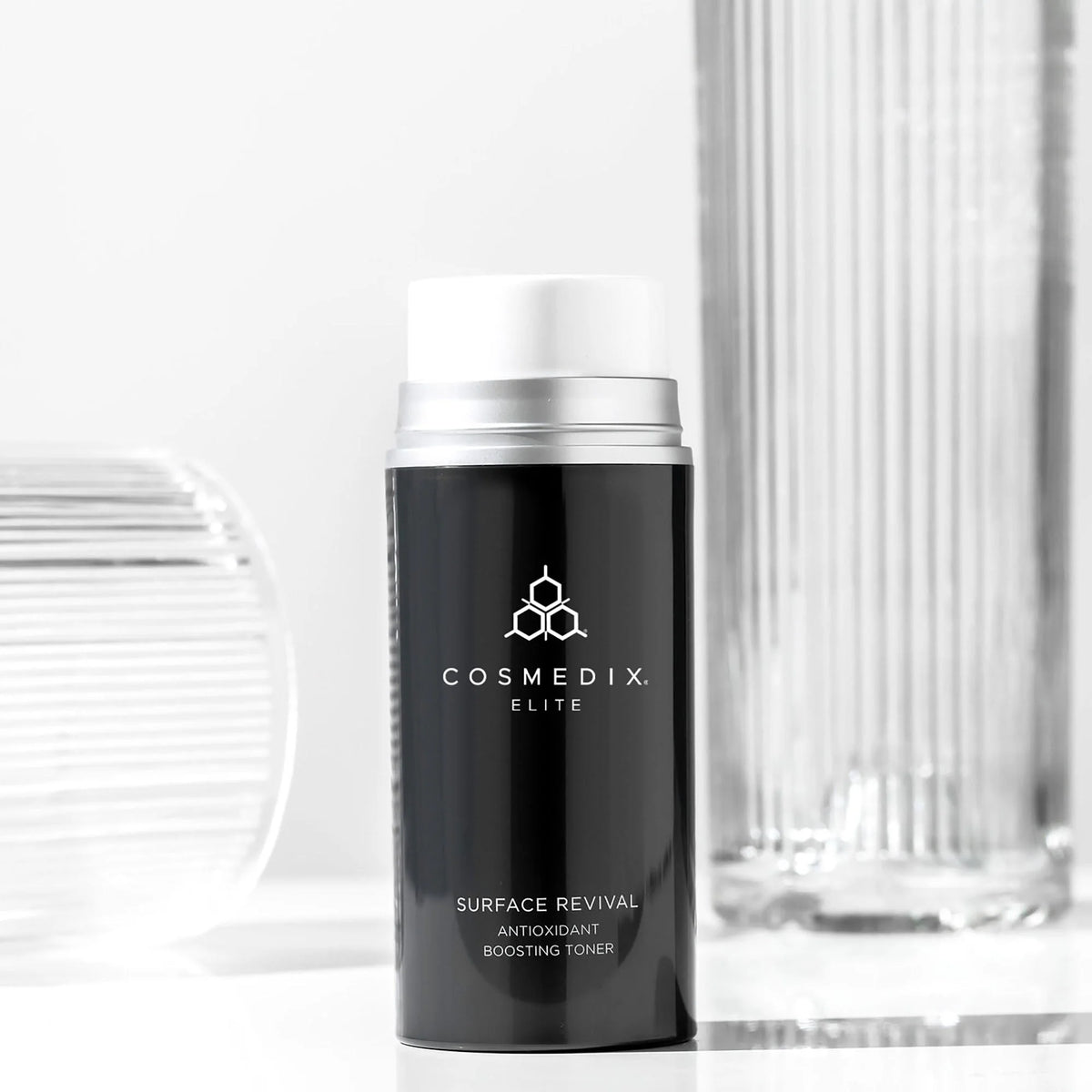 Cosmedix Elite Surface Revival Antioxidant Boosting Toner for dull dehydrated skin, brighter tone and lightweight daily hydration.