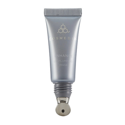 Cosmedix Enhance Lip-Plumping Mask for dry, chapped lips with peptide-powered plumping and lasting hydration.