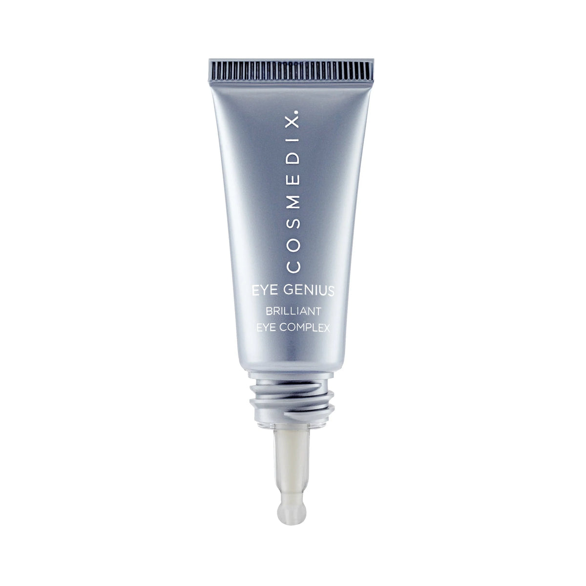 Cosmedix Eye Genius Brilliant Eye Complex precision applicator for targeted treatment of dark circles and crow’s feet.