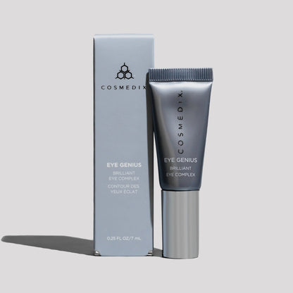 Cosmedix Eye Genius Brilliant Eye Complex for dark circles, puffiness and fine lines around the eyes.