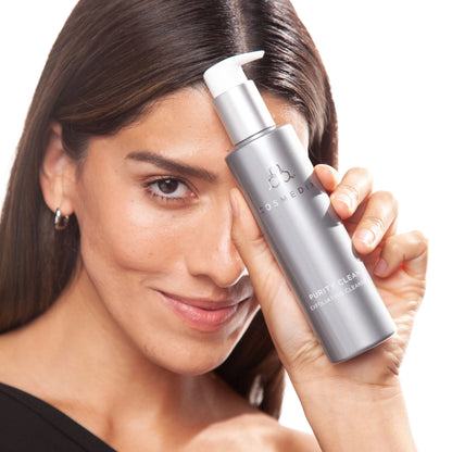 Cosmedix Purity Clean Exfoliating Cleanser professional-strength daily cleanser for pore refinement, oil control and skin clarity.