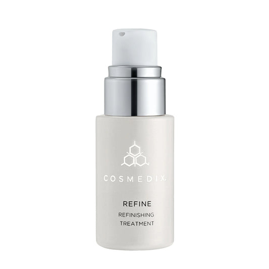 Cosmedix Refine Refinishing Treatment Serum retinol night serum for oily skin, enlarged pores, uneven texture and blemish-prone skin.