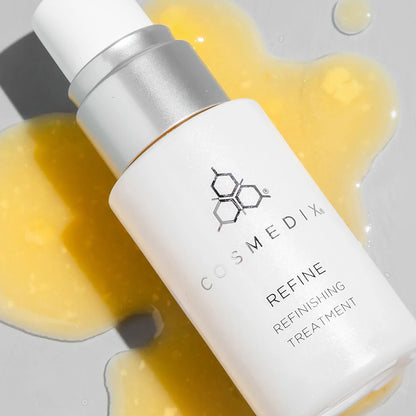 Cosmedix Refine Refinishing Treatment Serum resurfacing treatment for wrinkles, congestion, rough texture and clearer-looking skin.