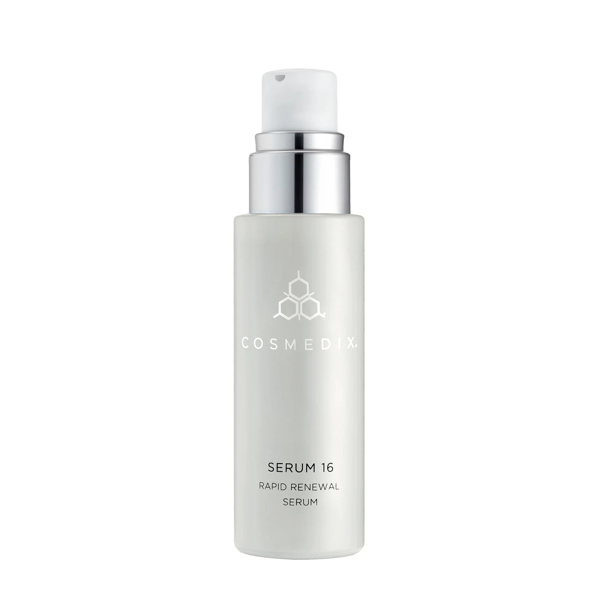 Cosmedix Serum 16 Rapid Renewal Serum retinol night serum for fine lines, uneven skin tone, dull skin and skin renewal.
