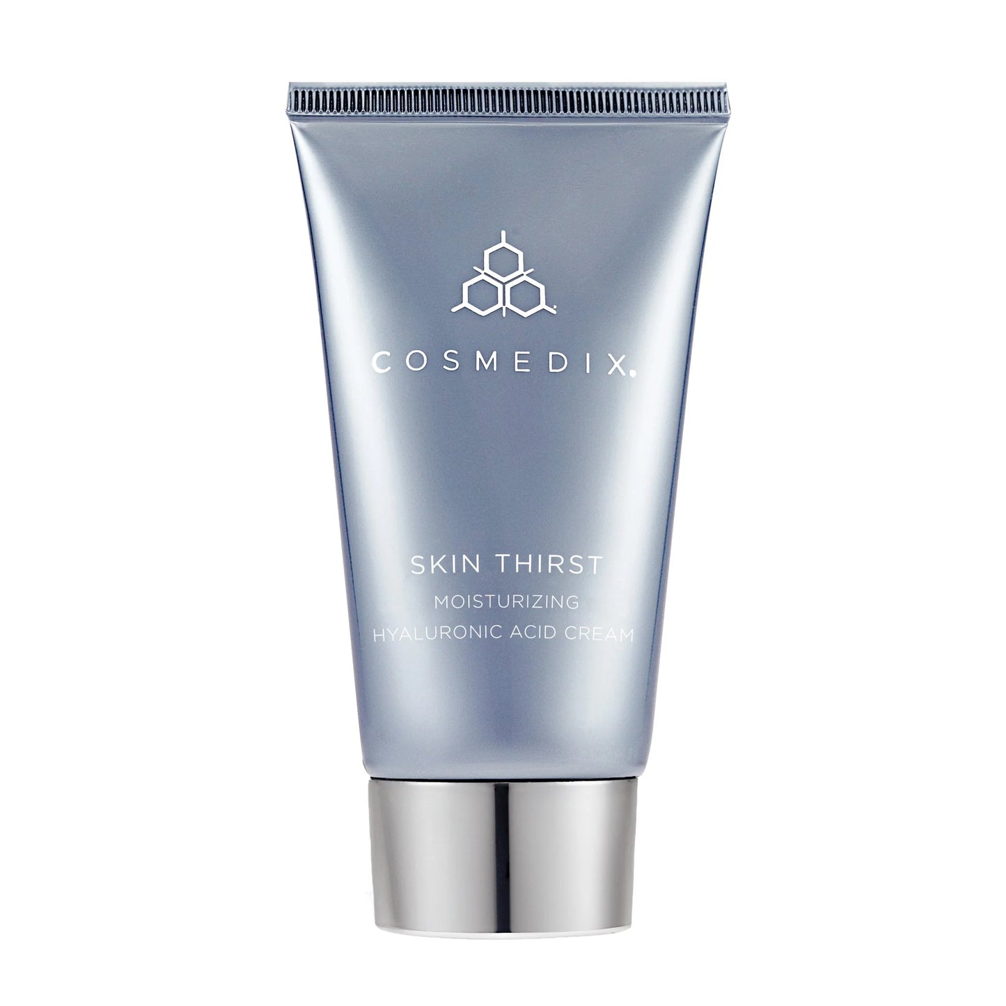 Cosmedix Skin Thirst Moisturising Hyaluronic Acid Cream for lightweight hydration, fine lines and enlarged pores.