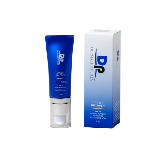 DP Dermaceuticals Sale. DP Dermaceuticals Cover Recover. Lightweight and breathable camouflage foundation. Clinically proven to accelerate healing post skin needling, laser resurfacing and other clinical treatments