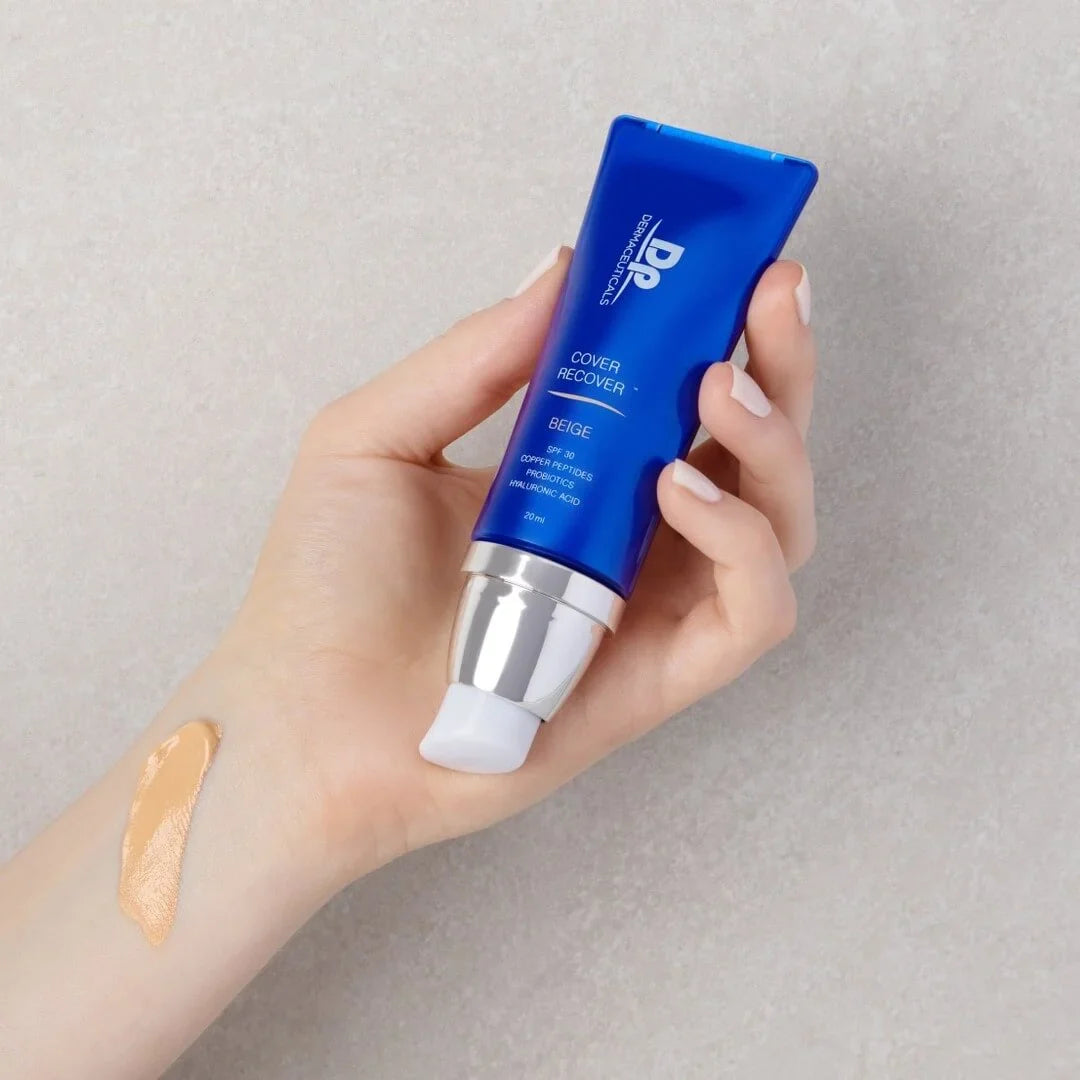 DP Dermaceuticals Sale. DP Dermaceuticals Cover Recover. Lightweight and breathable camouflage foundation. Clinically proven to accelerate healing post skin needling, laser resurfacing and other clinical treatments