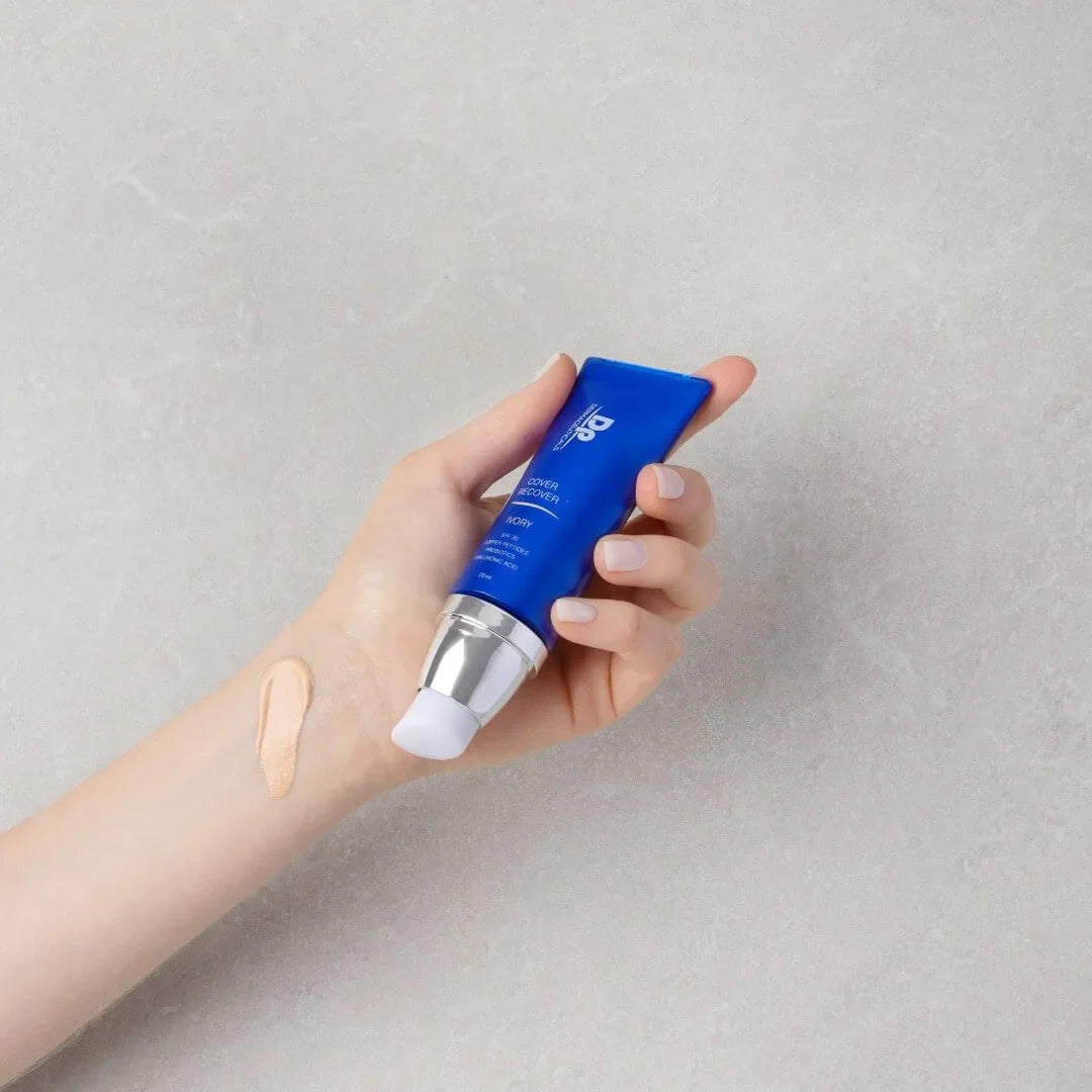 DP Dermaceuticals Sale. DP Dermaceuticals Cover Recover. Lightweight and breathable camouflage foundation. Clinically proven to accelerate healing post skin needling, laser resurfacing and other clinical treatments
