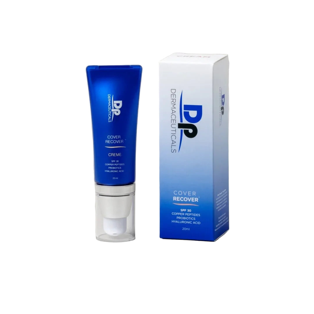 DP Dermaceuticals Sale. DP Dermaceuticals Cover Recover. Lightweight and breathable camouflage foundation. Clinically proven to accelerate healing post skin needling, laser resurfacing and other clinical treatments