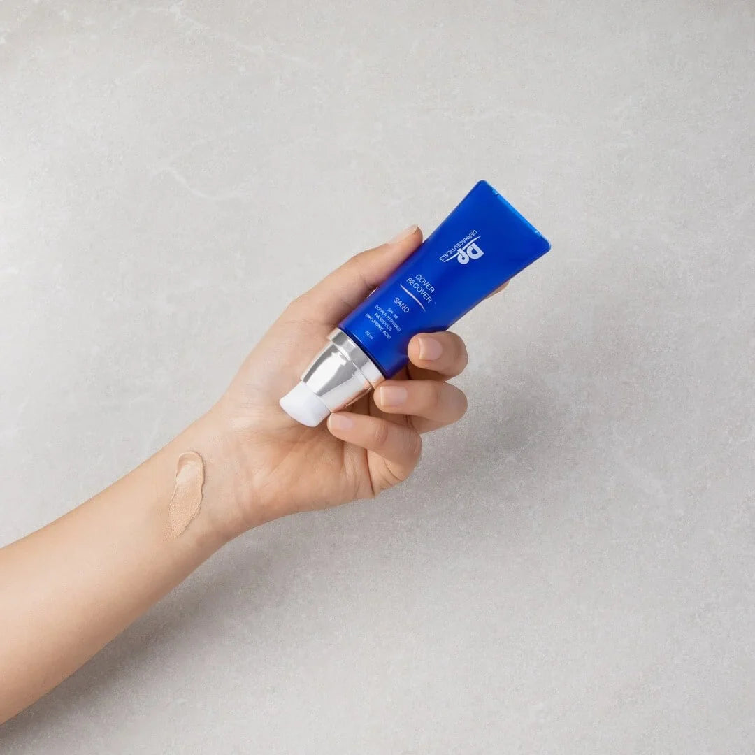 DP Dermaceuticals Sale. DP Dermaceuticals Cover Recover. Lightweight and breathable camouflage foundation. Clinically proven to accelerate healing post skin needling, laser resurfacing and other clinical treatments