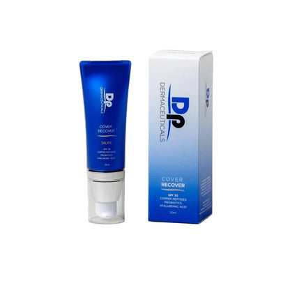 DP Dermaceuticals Sale. DP Dermaceuticals Cover Recover. Lightweight and breathable camouflage foundation. Clinically proven to accelerate healing post skin needling, laser resurfacing and other clinical treatments