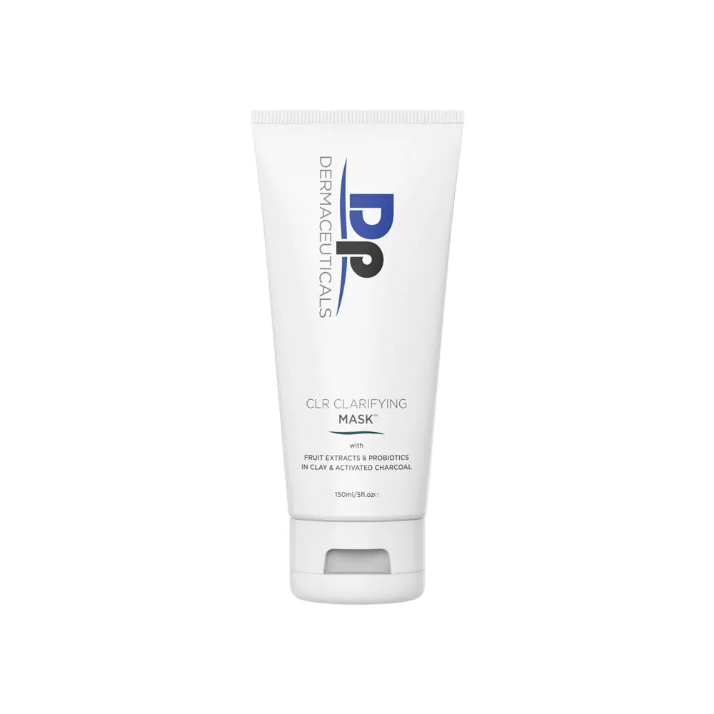 Dp Dermaceuticals CLR Clarifying Mask, clinical skincare formula with salicylic acid, glycolic acid and kaolin clay for clarifying congested skin.