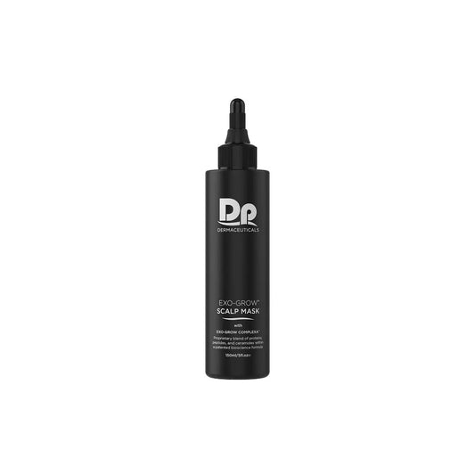 DP Dermaceuticals EXO-GROW Scalp Mask formulated to exfoliate, detoxify and renew the scalp for stronger, fuller, healthier hair growth.