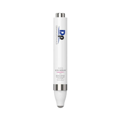 Dp Dermaceuticals R.E.R. Eye Serum Pen with retinaldehyde, bakuchiol and HylaFuse to firm, lift and brighten the delicate eye area.