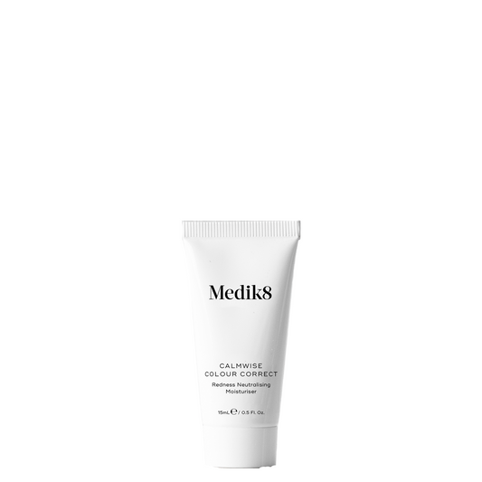 Medik8 Sale. Medik8 Calmwise Soothing Cleanser is suitable for sensitive and redness prone skin. Medik8 Calmwise Colour Correct  is a corrective cream that neutralises redness.