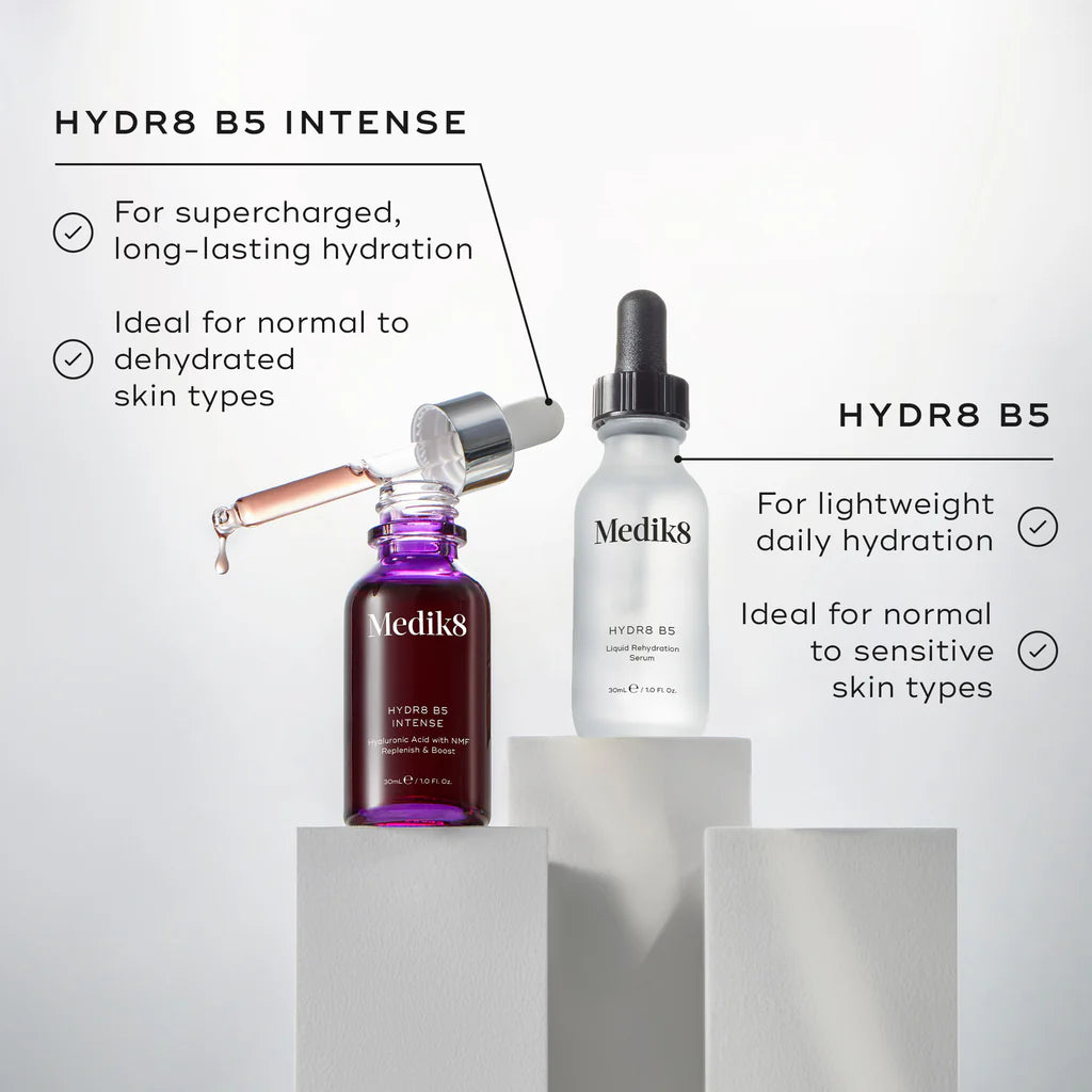 Comparison between Medik8 Hydr8 B5 and Medik8 Hydr8 B5 Intense