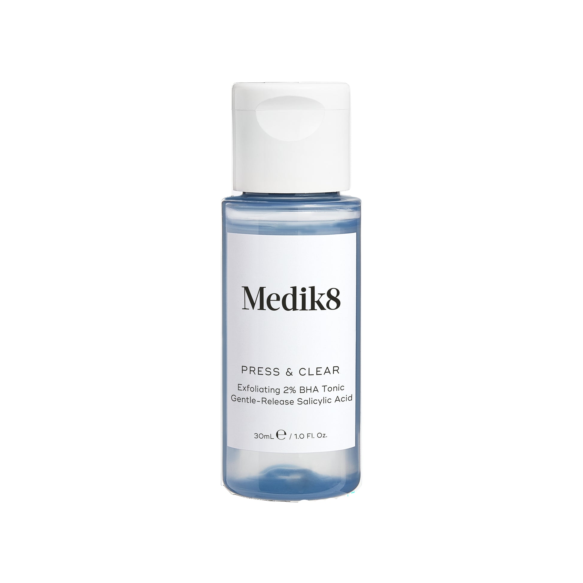 Medik8 Sale. Medik8 Press & Clear visibly reduces acne, pimples, blackheads and breakouts in just 7 days. Contains Salicylic Acid. 