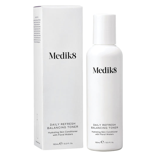 Medik8 Sale. Medik8 Daily Refresh Balancing Toner is suitable for all skin types. Perfect as a second cleanser or toner. Medik8 Daily Refresh Balancing Toner is perfect for teenage skin. 