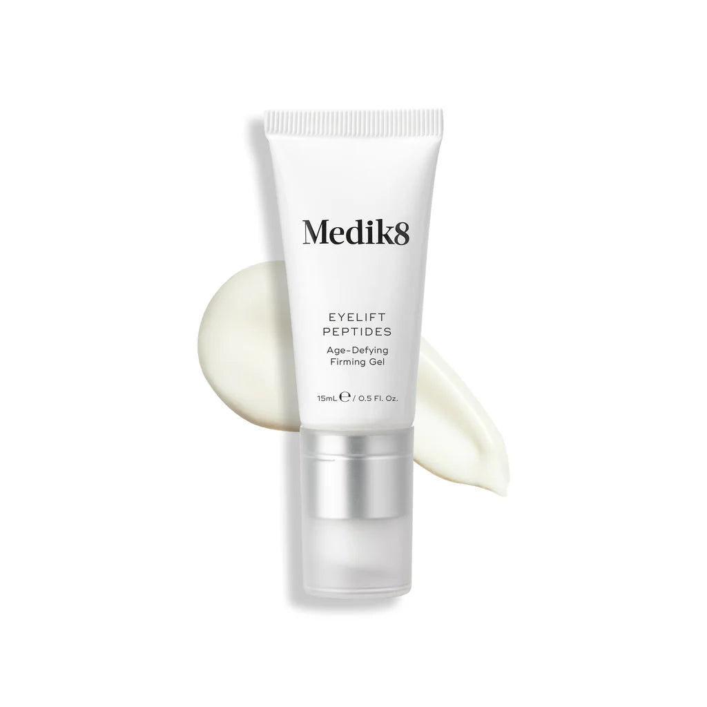 Medik8 Sale. Medik8 Eyelift Peptides. This multi-action anti-ageing eye serum helps to lift and shape the look of eye contours for an immediate results. Contains slow release Retinal, Ceramides and Hyaluronic Acid