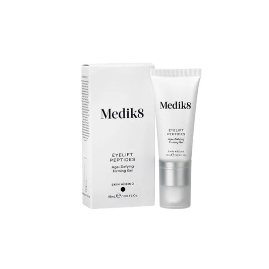 Medik8 Sale. Medik8 Eyelift Peptides. This multi-action anti-ageing eye serum helps to lift and shape the look of eye contours for an immediate results. Contains slow release Retinal, Ceramides and Hyaluronic Acid