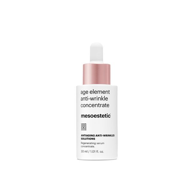 The lightweight texture of Mesoestetic Anti-Wrinkle Concentrate absorbs easily to hydrate, plump and smooth ageing skin.