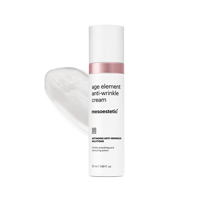 Mesoestetic Anti-Wrinkle Cream delivers hydration and helps visibly firm the skin for a smoother, more refined complexion.