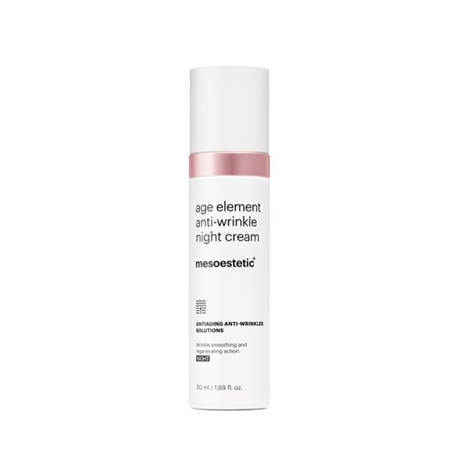 This anti wrinkle night cream by Mesoestetic helps support skin regeneration and reduce fine lines for a smoother complexion.