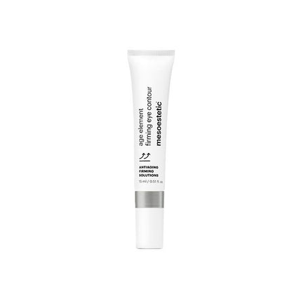 Mesoestetic Age Element Firming Eye Contour tightening eye cream to smooth expression lines and support a firmer, more rested-looking eye area.
