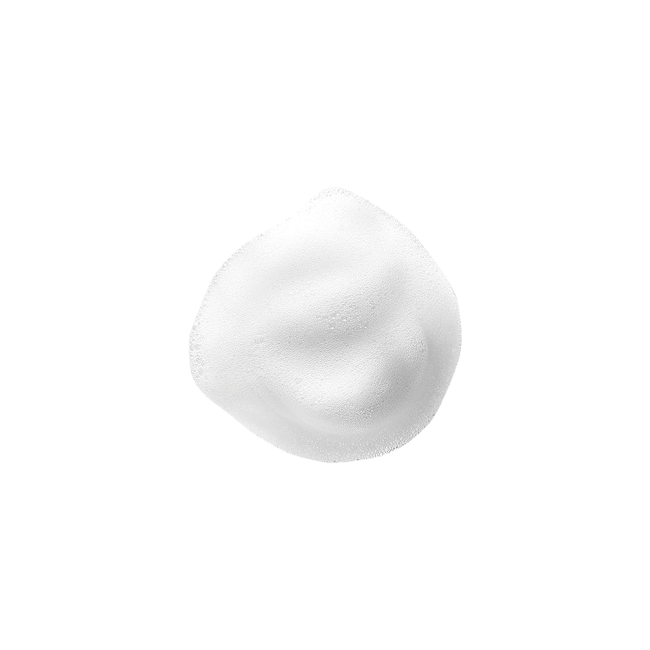 Foam texture of Mesoestetic Purifying Mousse, an anti-blemish cleanser designed for oily and acne-prone skin to support clearer, more refined-looking skin.