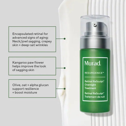 Murad Sale. Murad 15% Off. Murad Retinal ReSculpt Overnight Treatment