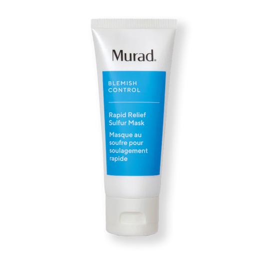 Murad Sale. Murad 15% off. Murad Rapid Relief Sulfur Mask is for oily, combination, sensitive, blemish and acne prone skin.