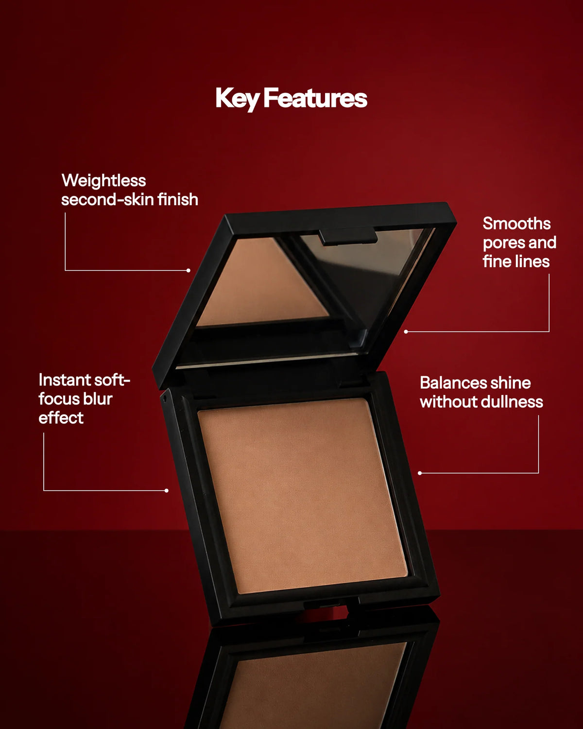 O Cosmedics 1SKIN BLUR Translucent Powder 6g with Squalane and soft-focus technology to minimise visible pores, smooth fine lines and balance shine.