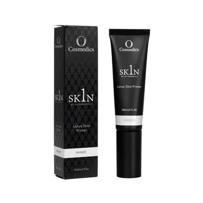 O Cosmedics 1SKIN Lotus Skin Primer 30ml hydrating silicone-free makeup primer for smoother-looking skin and longer-lasting foundation.