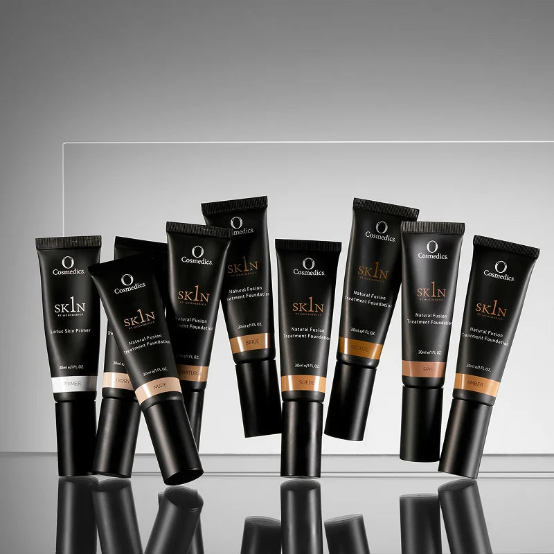 Your choice of O Cosmedics 1SKIN Lotus Skin Primer or O Cosmedics 1SKIN Natural Fusion Treatment Foundation.
