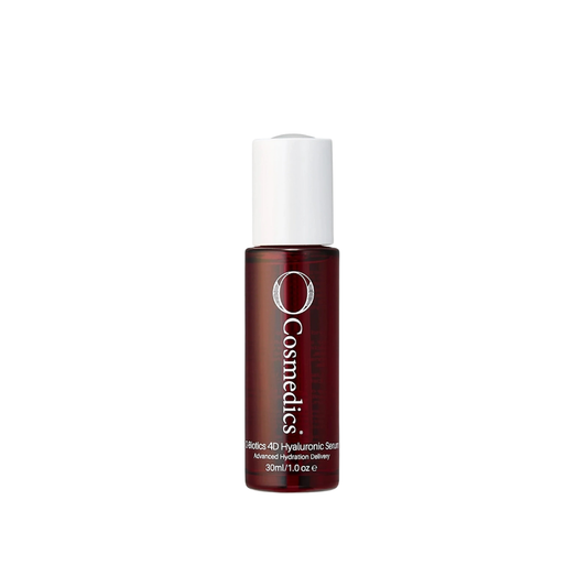 O Cosmedics 4D Hyaluronic Serum hydrating face serum with four forms of Hyaluronic Acid for dehydrated, dry and sensitive skin.