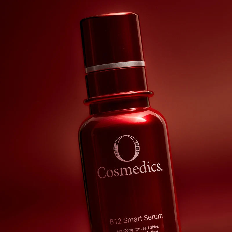O Cosmedics B12 Smart Serum calming corrective serum for stressed, irritated and compromised skin.