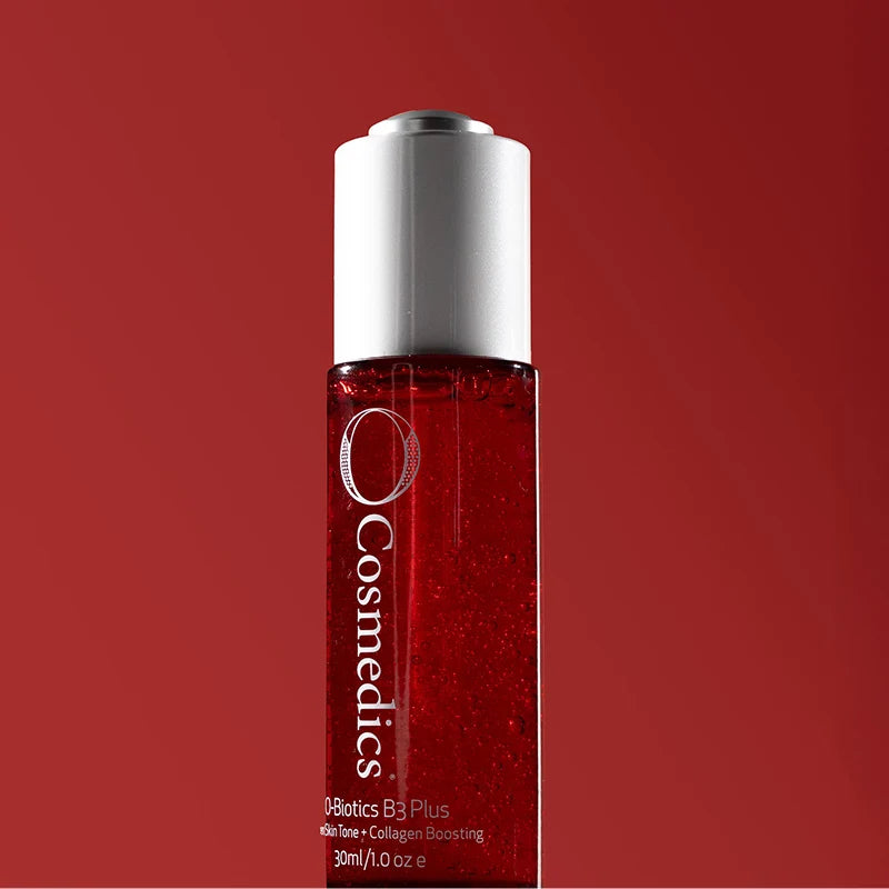 O Cosmedics B3 Plus water-light Niacinamide serum for daily brightening, barrier and oil-balancing support.