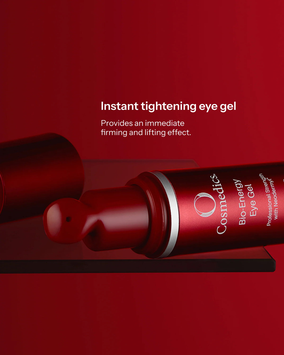 O Cosmedics Bio-Energy Eye Gel 15ml instant tightening treatment for a firmer, smoother-looking eye contour.