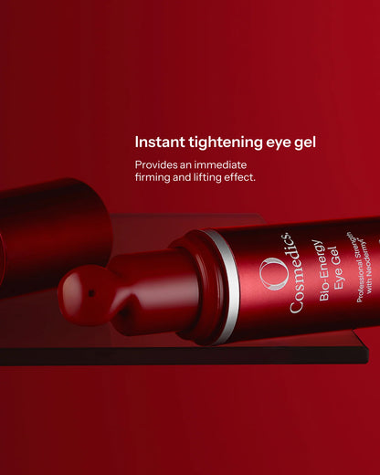 O Cosmedics Bio-Energy Eye Gel 15ml instant tightening treatment for a firmer, smoother-looking eye contour.