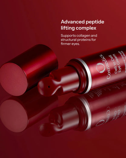 O Cosmedics Cell to Cell Eye Cream advanced peptide eye treatment that supports collagen and structural proteins for firmer-looking eyes.