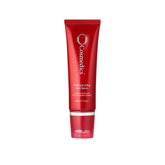 O Cosmedics Firming & Lifting Neck Serum 50ml targeted treatment for neck laxity, lines and loss of firmness.