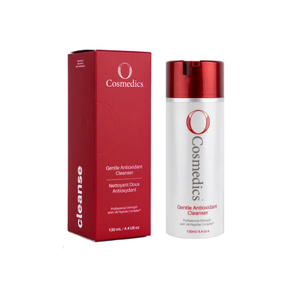 O Cosmedics Gentle Antioxidant Cleanser 130ml for pH-balanced cleansing, antioxidant defence, hydration support and sensitive skin comfort.