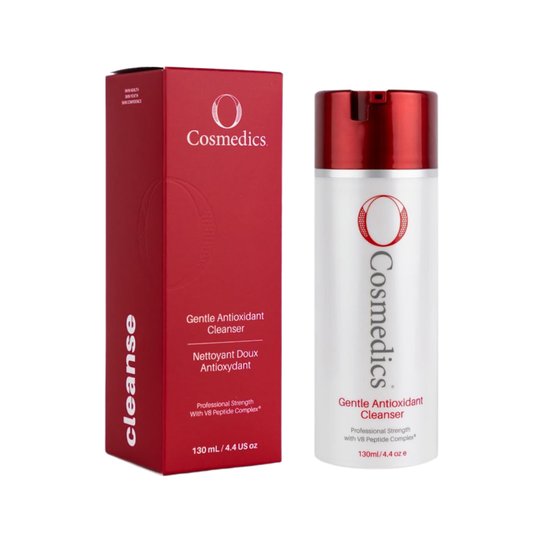 O Cosmedics Gentle Antioxidant Cleanser 130ml for pH-balanced cleansing, antioxidant defence, hydration support and sensitive skin comfort.