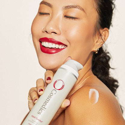 O Cosmedics Medi-Soothe 200ml face and body gel for cooling hydration and post-sun skin comfort.