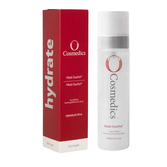 O Cosmedics Medi-Soothe Mist Spray for cooling, soothing hydration of sensitised, irritated and post-treatment skin.