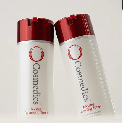 O Cosmedics Micellar Cleansing Toner anti-pollution micellar cleanser for quick morning cleansing and pre-serum skin prep.
