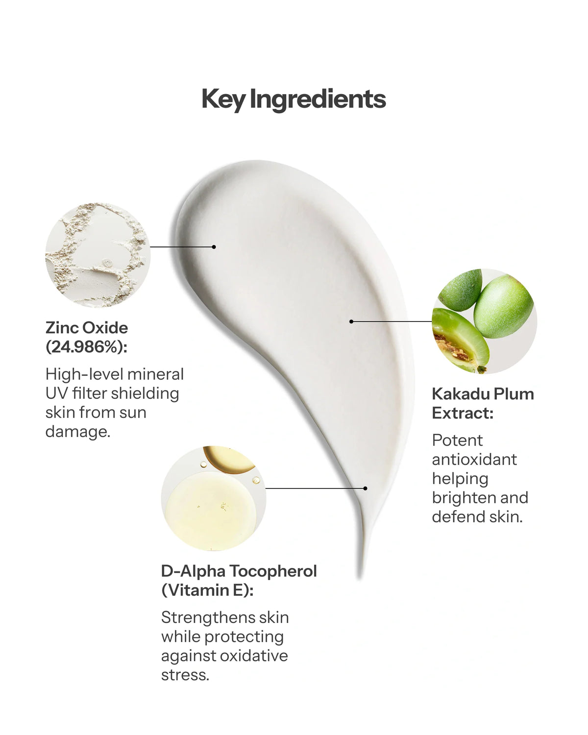 O Cosmedics Mineral Pro SPF 50 Untinted with 24.986% Zinc Oxide, Kakadu Plum Extract and antioxidant Vitamin E.