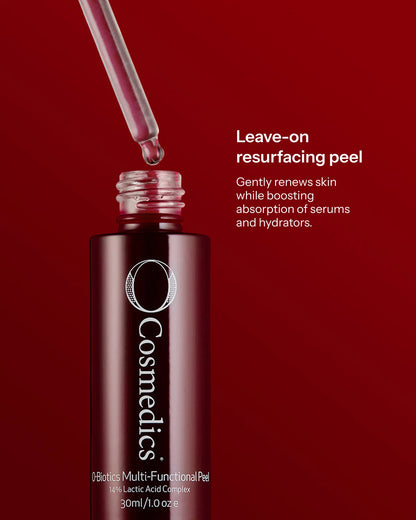 O Cosmedics Multi-Functional Peel leave-on acid treatment for overnight resurfacing and improved skin texture.